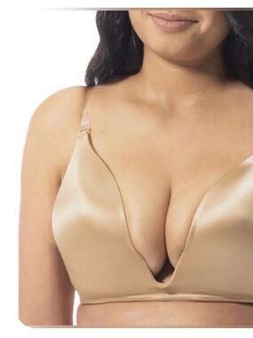 Dominique MOCHA Uma U-Plunge Convertible Bra, US 36D